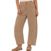 Women's Casual Fashion Comfortable High Waist Loose Straight Leg Pants