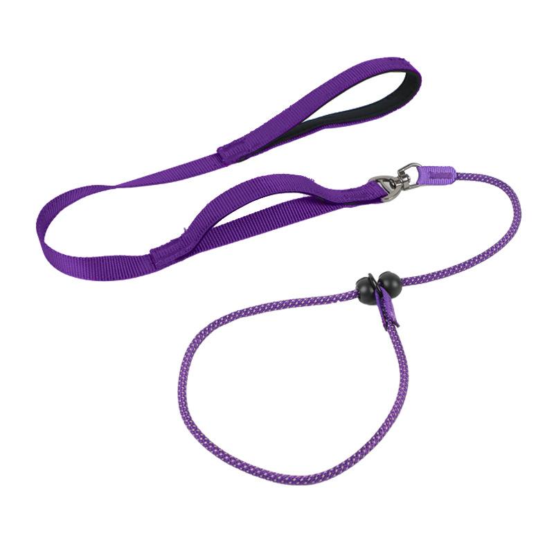 New multi-functional explosion-proof flushing P rope integrated P chain pet leash walking dog rope dog training dog rope dog chain