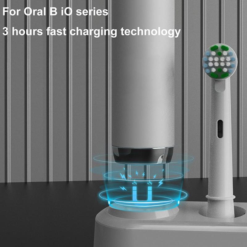 Base de recharge pour brosses à dents électriques Oral B séries iO, D, Pro iO3 iO4 iO5 iO6 iO7 iO8 iO9 iO10 D12 Pro4000 DB4510