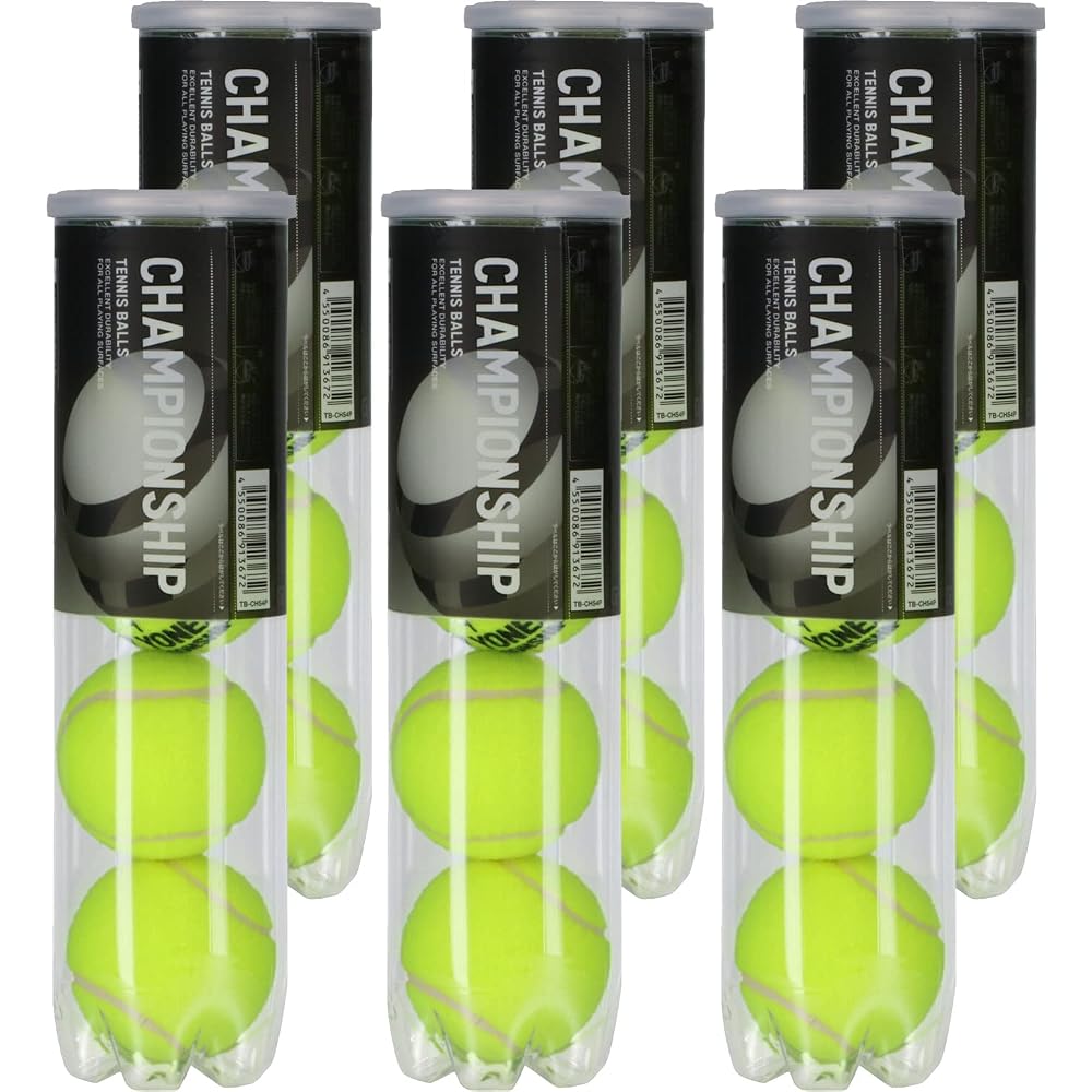YONEX Championship Tennis Balls 4 Pack 6 Cans Durable Sports Equipment