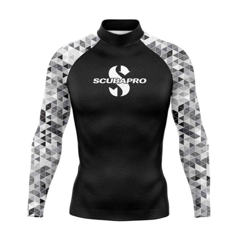 SCUBAPRO Muta Uomo UPF + 50 Protezione Solare da Spiaggia Costume da Bagno Manica Lunga Sport da Surf Anti-Medusa