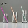 Fluorescent Color Straws 50/100Pcs Spoon Straw for Smoothie, 2 in 1 Disposable Eco-friendly Plastic with Spoon, Slush Milkshake Bubble Tea Convenient
