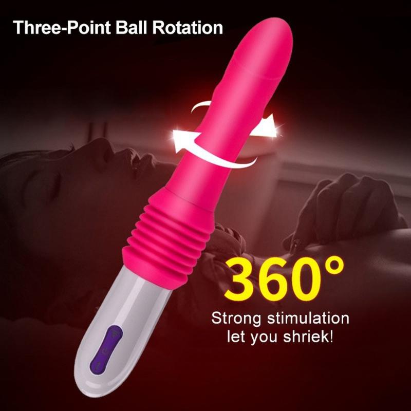 Sex Machine Telescopic Dildo Vibrator Remote Control Automatic Up Down Massager G Spot Thrusting Retractable Vaginal Toy