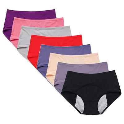 Women's Leak-Proof Breathable Mesh Menstrual Underwear - Mid-High Waist Plus Size 