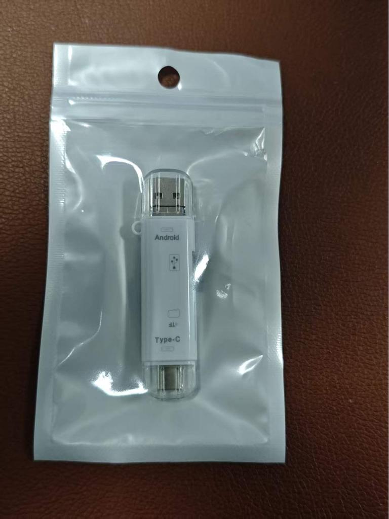 Portable Multi-function OTG Card Reader: TF/microSD, USB, V8, and Type-C Converter for Phones and Cameras