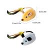 LED Light Automatic Sensing Moving Mouse Steerable Sound Interactive Cat Toys Realistic Wear-resistant USB Rechargeable Pet