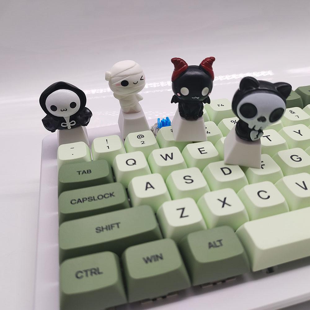 Keyboard Keys For Mechanical Keyboard Caps Accessories Kawaii Anime Cherry Mx Esc Custom Artisan Diy Three-Dimensional Keycaps