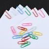 120 Pcs 28mm 33mm Paper Clips Plastic Clips Letter Clips Colorful Paper Clips Office Clips School Office Supplies