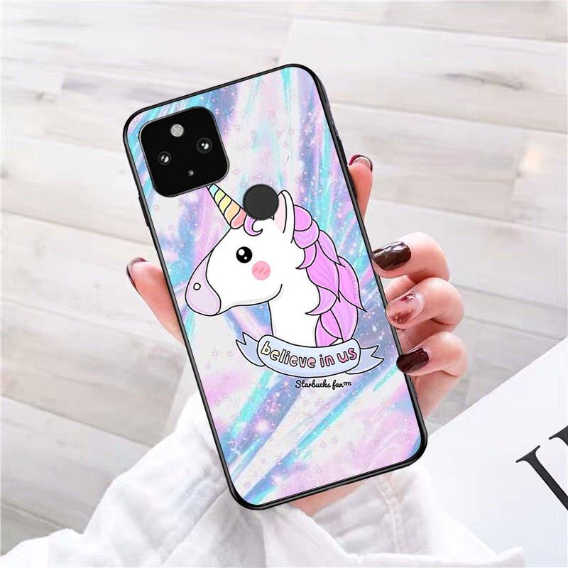 Cute Rainbow Unicorn Phone Case for Google Pixel 7 Pro 7 6A 6 Pro 5A 4A 3A Pixel 4 XL Pixel 5 6 4 3 XL 3A XL 2 XL