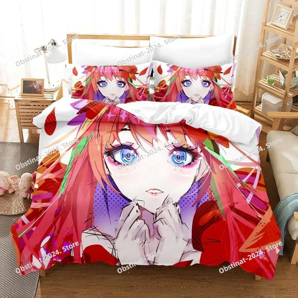 The Dragon and the Freckled Princess Bedding Set Printed Duvet Cover Sheet Pillowcase Bed Soft Quilt Cover Full Queen King Size