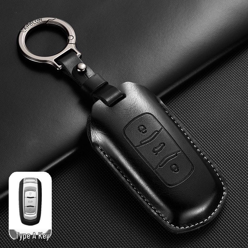 Portachiavi Geely per Emgrand Boyue, Xingyue L, Xingrui, Bin Yue, Bin Rui - Borsa in Pelle con Fibbia Geometrica Pendente