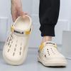 Höhlenschuhe für Männer, Indoor-Sandalen mit Eva-Profil und Shit-Feel-Gefühl, Sandalen-Hausschuhe für zwei Personen, Outdoor-Strandschuhe, Herren-Hausschuhe