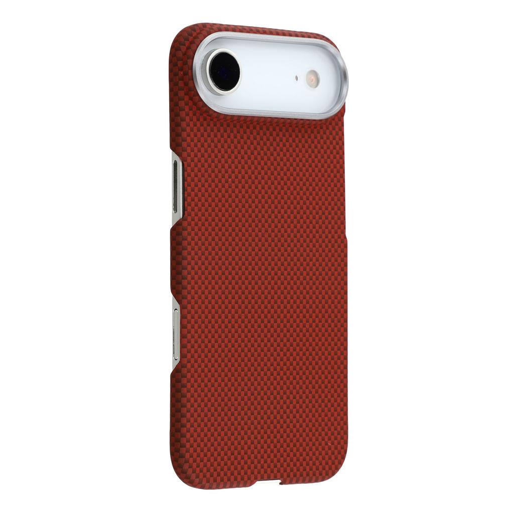 For iPhone Air Case Compatible with MagSafe Carbon Fiber Texture PC Phone Back Cover