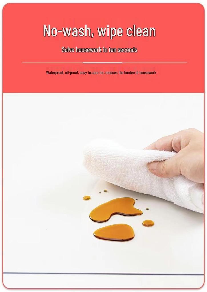 Clear PVC Heat-Resistant Table Mat, Anti-Scald, Soft Glass Tablecloth, Waterproof, Oilproof Protective Mat