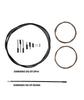 SHIMANO Repair Parts Shift Cable Set Polymer Coating R9100 Black with Nose for Y0BM98010 OT-RS900, RD-R9100