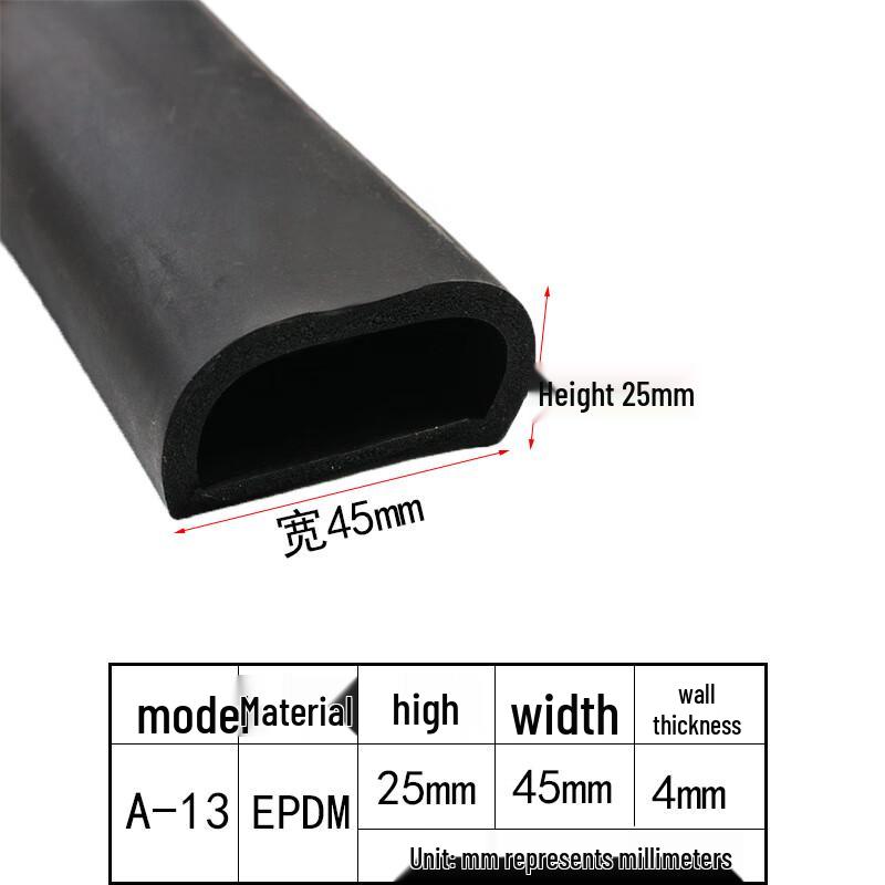 Universal D-Type Self-Adhesive Seal Strip
