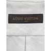 LOUIS VUITTON 14Stainless Steel One Point Intro Long Sleeve Button Down Shirt tops XL whiteUsed