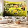Cristiano Ronaldo Wall Tapestry, Soft Fabric Wall Hanging, Decorative Backdrop For Bedroom Home Wall Art