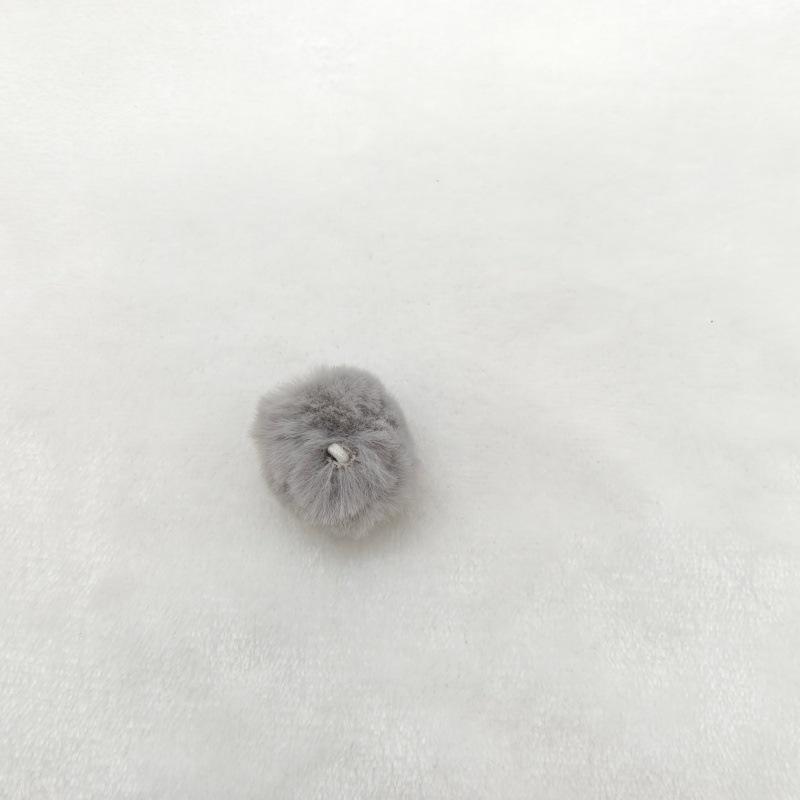 Dostupný: 3mm pompony z umělé králičí srsti jako doplňky pro náušnice, čepice, pokrývky hlavy, DIY řemesla a přívěsky na klíče.