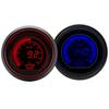 52mm Auto Wassertemperaturanzeige LCD 40~140 ℃ Rote Blaue Hintergrundbeleuchtung Mit Wassertemperatursensor Wassertemperatur-Verbindungsrohr Sensoradapter