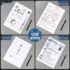 A4 Transparent L-Shaped Clip Folder - Thickened Single-Sheet Resume Protector