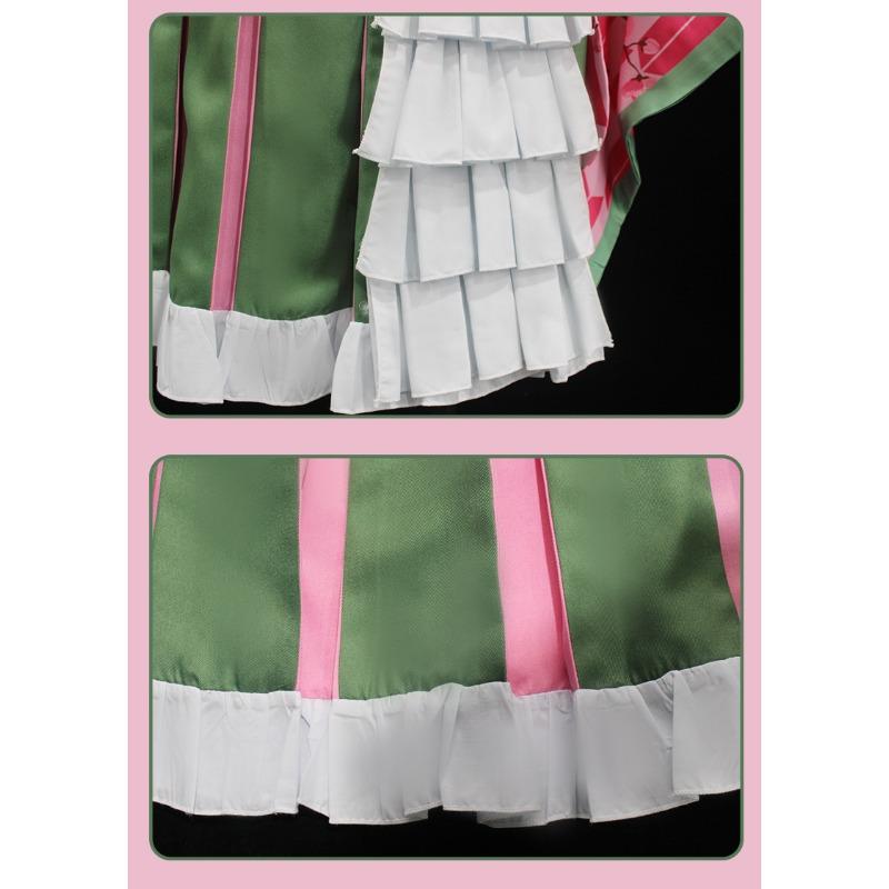 Demon Slayer Cosplay Mitsuri Kanroji 5th Anniversary Concert Cosplay Costume