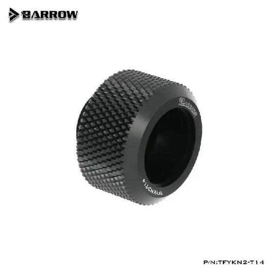 Anti-Off Tpye Hard Tube Fitting Barrow Adapter Suitable For OD14mm / OD16mm Rigid Pipe Water Cooling, TFYKN2-T14/16 8pcs
