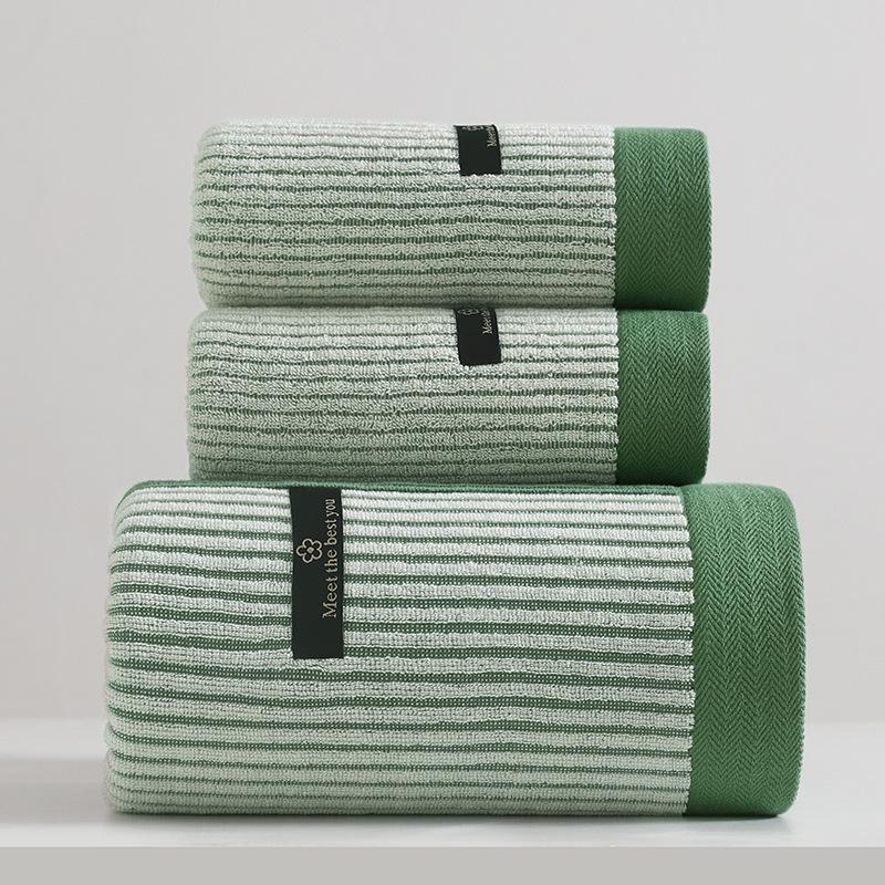 7A Antibacterial Pure Cotton Bath Towel - Absorbent & Non-Shedding for Adults