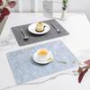 Dual-Sided Luxury Leather Placemat - Nordic Minimalist Design, High-end Waterproof & Heat-resistant Table Mat for Western Dining.