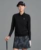 Beanpole Golf [B_Under] Women'S Perforated Mix Aio Collar T-Shirt - Black
