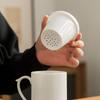 Muyi Sweet White Porcelain Office Tea Cup