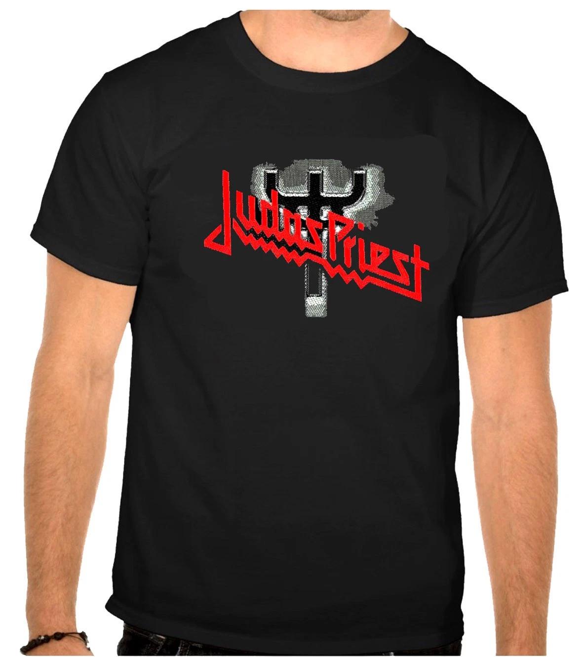 Judas Priest Rock Music Logo Black T-Shirt -1209 L