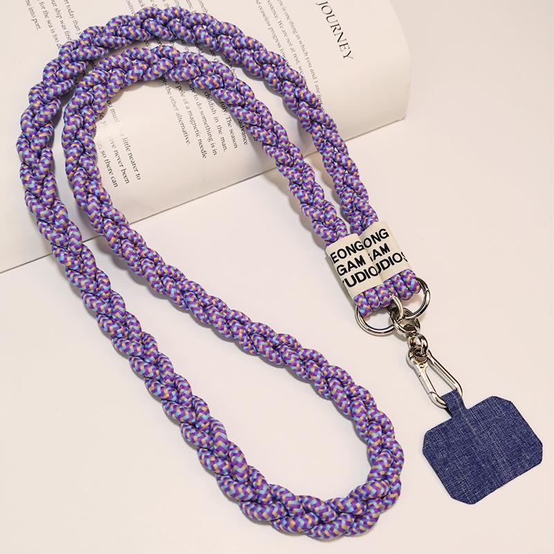 Trendy Korean Crossbody Lanyard - Long Braided Strap Outdoor/Mountaineering, Strong Secure Shoulder/Neck Anti-Theft/Anti-Snatch