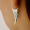 Chic Angle Wing Design Drop Earrings for Women Minimalist Silver Color/Gold Color Feather Dangle Earrings Fashion Jewelry