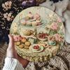 Pc Vintage Pastry and Lace Design Aluminum Wall Art  X Inch Metal Sign for Home Dining Room Coffee Shop IndoorOutdoor De
