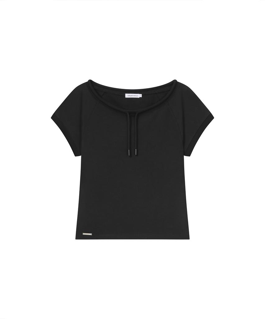 MISEKI SEOUL Raglan Layered Hoodie Set Black