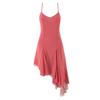 Summer Ins European and American French Irregular Design Feeling Ruffle Edge Waist Temperament Suspender Skirt Women's Dress