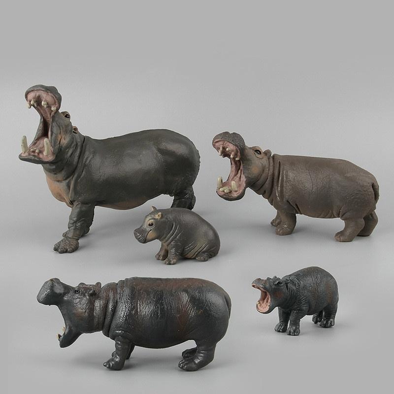 Animal Models Simulation of Wild Animals Toy Models Hippopotamus Models