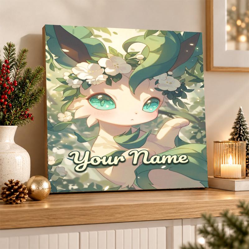 Leafeon Custom Name Diamond Painting Personalized 5D Full Drill DIY Diamond Art Home Decor