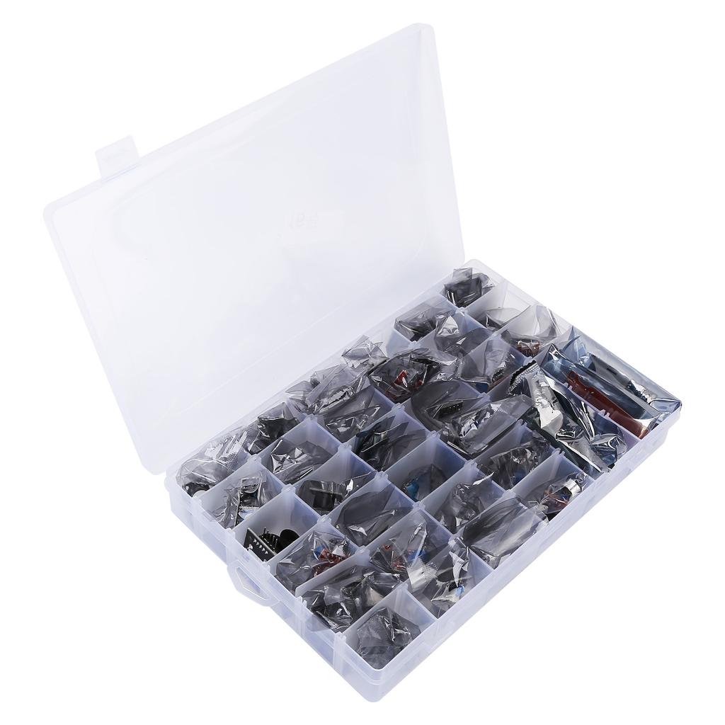 Sensors Modules Kit 45 in 1 Sensors Module Starter Kit for Electronic DIY Users Laboratory