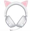 Razer Kraken Kitty V3 Pro White Edition Wireless Gaming Headset with Cat Ears for Streaming and HyperSpeed Wireless USB Retractable HyperClear