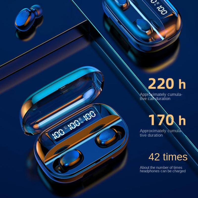 Wireless Bluetooth Headset Double -ear Ear -long Standby Battery Headset