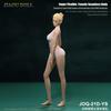OBEST 1/6 JIAOU DOLL Figure, Super Flexible Seamless Action Figure with Detachable Legs, Movable Female, 9-Head Body, Headless, JOQ-21 D-YS, Skin Tone