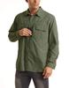 TACVASEN Work UV Outdoor Long Military Size M Men's American-Style Button-Down Shirt, Quick-Drying, Protection, Fashion, Spring/Summer, Fishing,