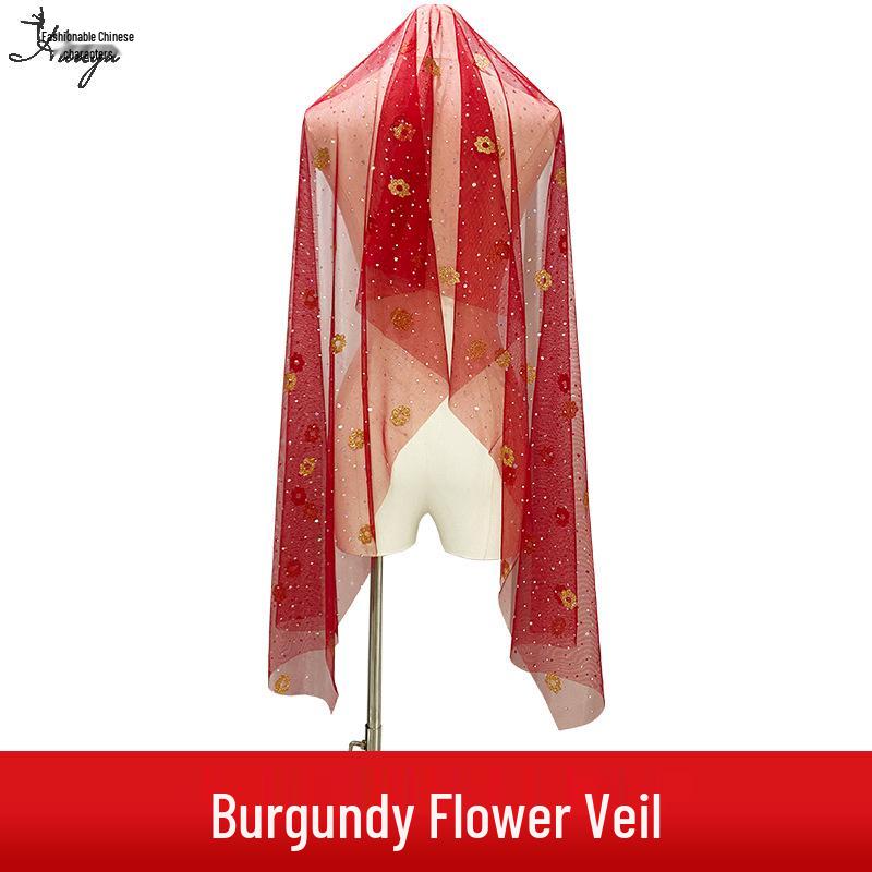 Belly Dance Bollywood Scarf Veil – Women's Hot Stamping Dance Accessory