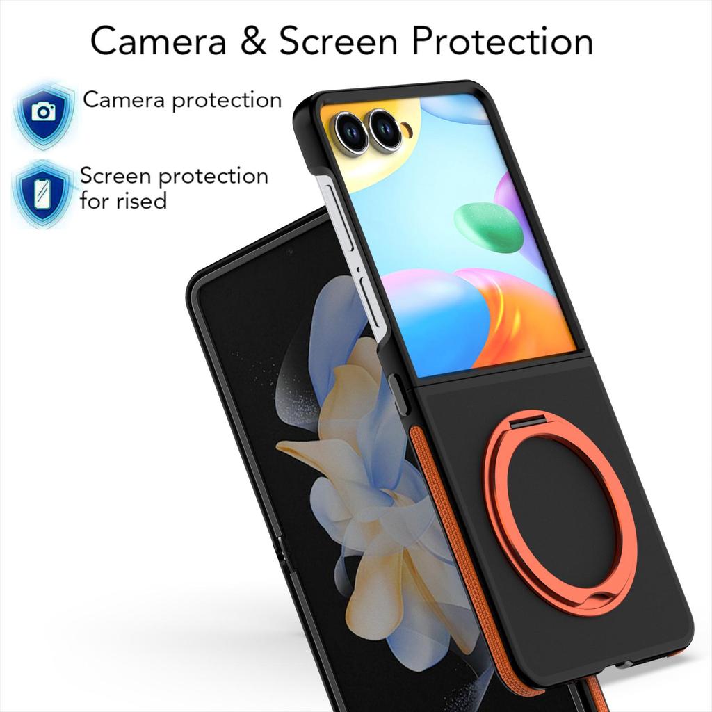 Husă suport magnetic ultra-subțire pentru Samsung Galaxy Z Flip7 - Compatibilă cu încărcarea wireless