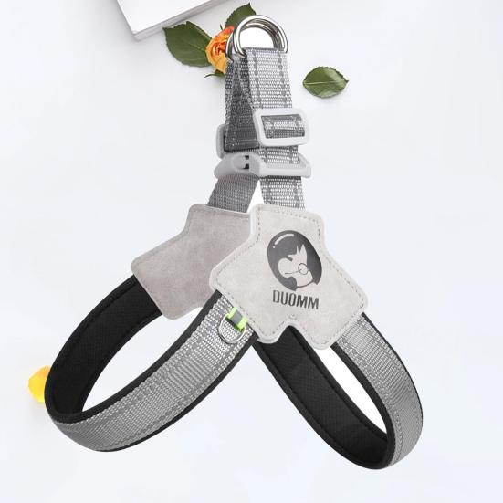 Ανακλαστικό λουρί σκύλου Άνετο και ρυθμιζόμενο λουράκι στήθους για κατοικίδια για ασφαλείς υπαίθριες δραστηριότητες Καθημερινή χρήση Ανθεκτικό αναπνεύσιμο σχέδιο