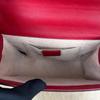 [Pre-Owned] Padlock Metal Lock Buckle Bag GG Blooms Logo Geranium Print Canvas And Leather Box Bag Chain Shoulder Crossbody Bag S - Very Good #1YDVWPF