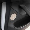 2PCS Heat Resistant Auto Speaker Cover Guards With Strong Adhesive Metal Construction Easy Installation Car Accessories