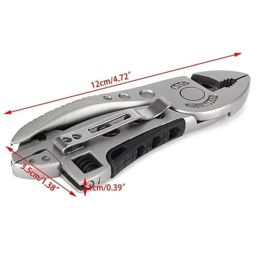 1 Pcs Outdoor Camping Multifunctional Pliers Pliers Wrench Folding Screwdriver Camping Tool Set